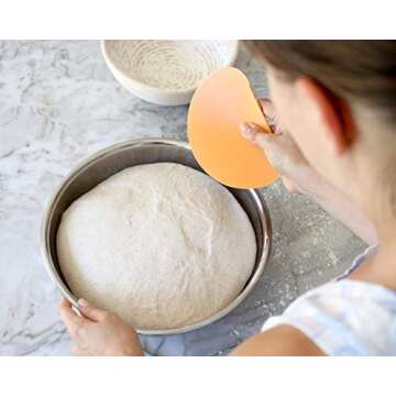 Flexible Bowl Scraper for Effortless Dough Shaping | Indigo True