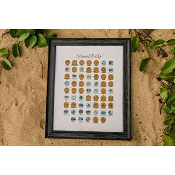 Scratch Your Travels US National Parks Bucket List Poster