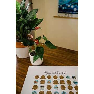 Scratch Your Travels US National Parks Bucket List Poster