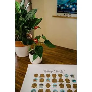 Scratch Your Travels US National Parks Bucket List Poster