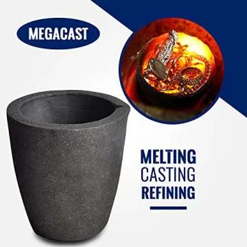 #4 8KG Clay Graphite Crucible for Metal Melting