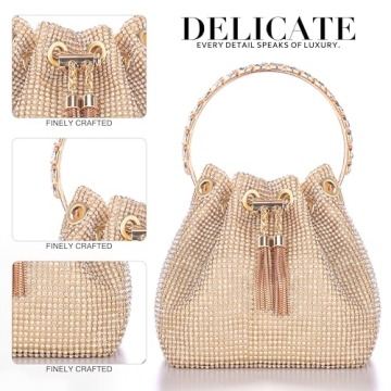 Luxury Glitter Evening Purse Elegant Crystal Clutch Women