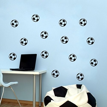 SITAKE 43 Pcs Soccer Stickers for Kids Room Decor