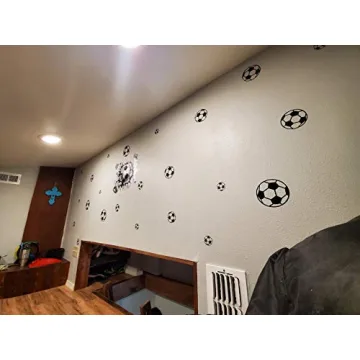 SITAKE 43 Pcs Soccer Stickers for Kids Room Decor