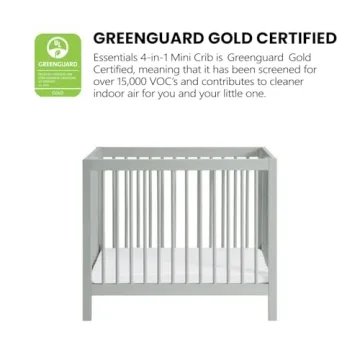 Buy Oxford Baby Essentials Mini 4-in-1 Crib in Gray