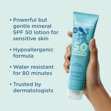 BLUE LIZARD Sensitive Mineral Sunscreen SPF 50+ Fragrance Free