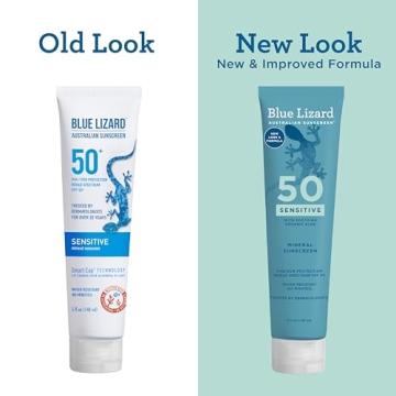BLUE LIZARD Sensitive Mineral Sunscreen SPF 50+ Fragrance Free