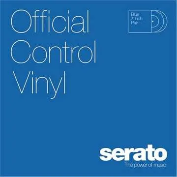 10" Serato Control Vinyl in Blue - Enhanced Sound Quality