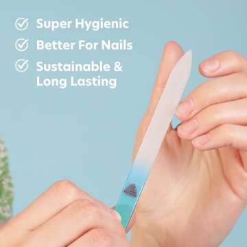 Bona Fide Beauty Glass Nail File - Luxurious Gift for Women