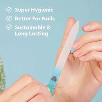 Bona Fide Beauty Glass Nail File - Luxurious Gift for Women