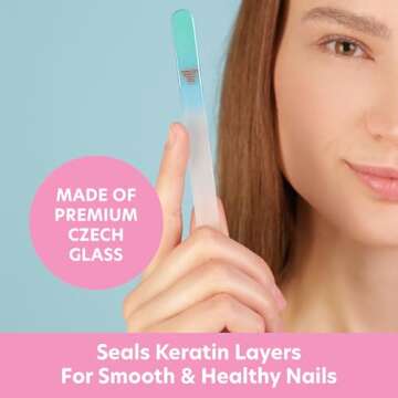 Bona Fide Beauty Glass Nail File - Luxurious Gift for Women