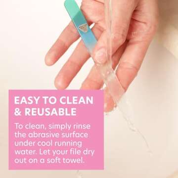 Bona Fide Beauty Glass Nail File - Luxurious Gift for Women