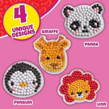 Creative Kids Valentines Day Gift - Zoo Animals Craft Kit