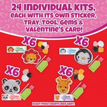Creative Kids Valentines Day Gift - Zoo Animals Craft Kit