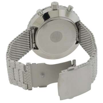 Bulova Men's Archive Series 'Chronograph C' 6-Hand Chronograph Precisionist Stainless Steel Mesh Wat...