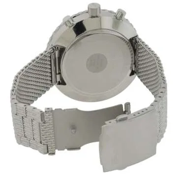 Bulova Men's Archive Series 'Chronograph C' 6-Hand Chronograph Precisionist Stainless Steel Mesh Wat...