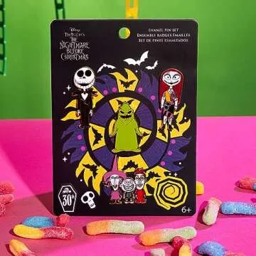 Loungefly Nightmare Before Christmas Enamel Pin Set
