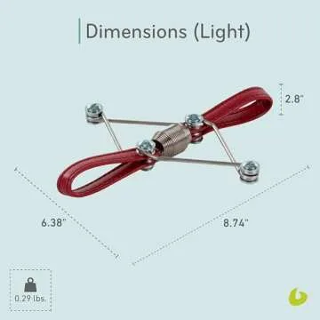 Balanced Body Joe’s Toe Gizmo, Pilates Foot Exercise Equipment and Bunion Corrector, Strengthening Equipment for Feet, Pilates Foot Corrector, Light Resistance