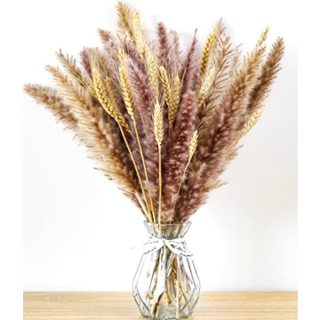 Premium NOVA Bliss Dried Pampas Grass & Wheat Decor for Timeless Elegance