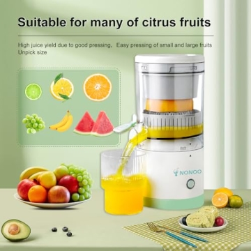 NONOO Portable Rechargeable Electric Citrus Juicer