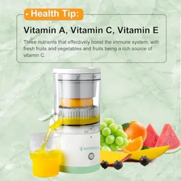 NONOO Portable Rechargeable Electric Citrus Juicer