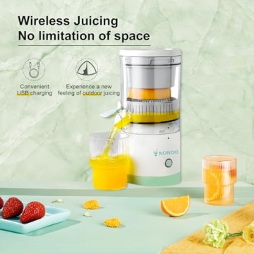 NONOO Portable Rechargeable Electric Citrus Juicer
