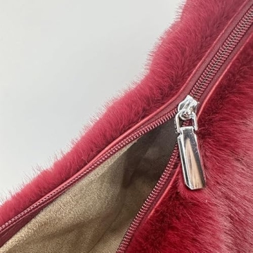 Stylish 2024 Women's Plush Crossbody Dumpling Bag