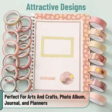 Mr. Pen- Washi Tape Set, 21 Roll, Boho Design, Decorative Tape, Washi Tapes, Cute Washi Tape, Cute Tape, Colored Tape, Scrapbook Tape, Washi Tape Cute, Washi Tape for Journaling, Craft Tape