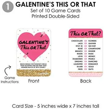 Big Dot Be My Galentine Gamification Bundle - Fun Party Games