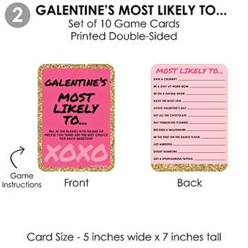 Big Dot Be My Galentine Gamification Bundle - Fun Party Games