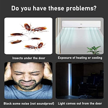 SYIPO Easy Install Door Draft Stopper for Ultimate Comfort