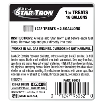 STAR BRITE Star Tron Fuel Treatment for Ultimate Engine Performance