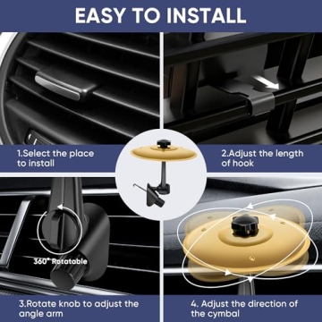 Z-stralink Mini Car Drum Cymbal for Music Lovers