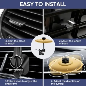 Z-stralink Mini Car Drum Cymbal for Music Lovers