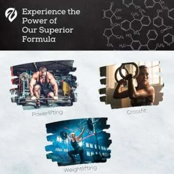 EVMT Brands Liquid Chalk, Mess Free Gym Chalk for Weightlifting, Gymnastics, Rock Climbing, Dancing. Sweat Resistant and Long Lasting for Stronger Grip. Package May Vary.