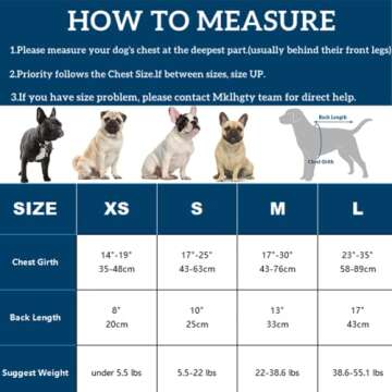 Mklhgty Dog Life Jacket for Safe Swimming and Boating