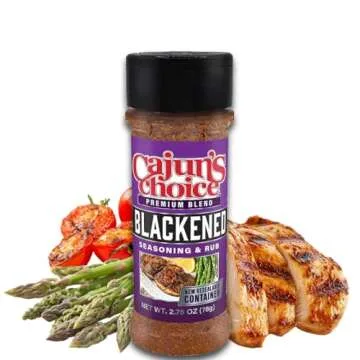 Cajun's Choice Blackened Seasoning - Natural Low Sodium
