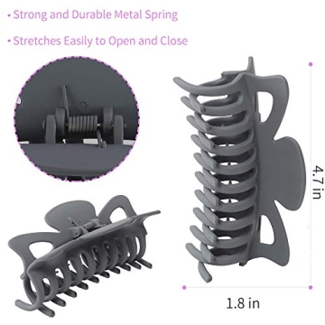 79Style Big Hair Clips for Thick Long Hair - 4.7 Inch