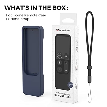 AhaStyle Protective Case for Apple TV Siri Remote - Midnight Blue