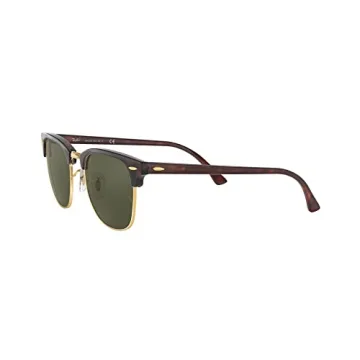 Ray-Ban Clubmaster Sunglasses G-15 Green Lens, 49 mm