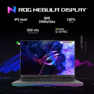 ASUS ROG Strix G16 Gaming Laptop with 240Hz QHD Display