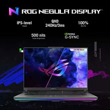 ASUS ROG Strix G16 Gaming Laptop with 240Hz QHD Display