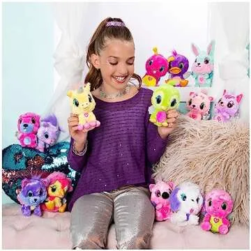 Hatchimals HatchiBuddies, 6” Tall Plush with Egg (Styles May Vary)