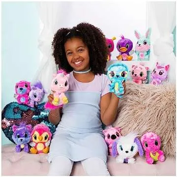 Hatchimals HatchiBuddies, 6” Tall Plush with Egg (Styles May Vary)