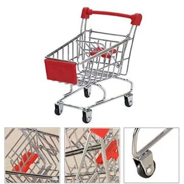 Bird Intelligence Toys Desktop Basketball Toy Shopping Cart Training Rings Mini Sneakers Roller Skates Grinding Chew for Parrot Parakeet Cockatiel Conure Cockatoo (7 Pack)