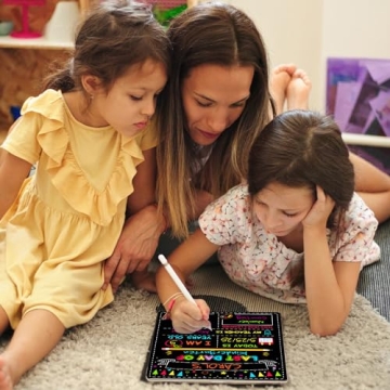 Double-Sided First Day of School Chalkboard Sign