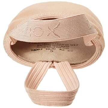 Capezio Women's Canvas Pirouette ii Dance Shoe, Nude, Medium