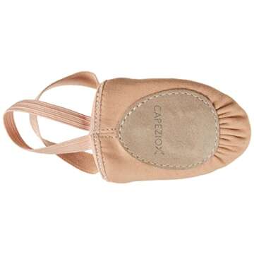 Capezio Women's Canvas Pirouette ii Dance Shoe, Nude, Medium