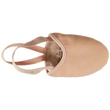 Capezio Women's Canvas Pirouette ii Dance Shoe, Nude, Medium