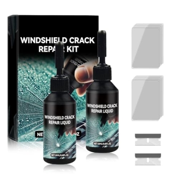 Windshield Crack Repair Kit, 2025 New Glass Cracks Gone Repair Kit, Premium Car Windshield Crack Rep...